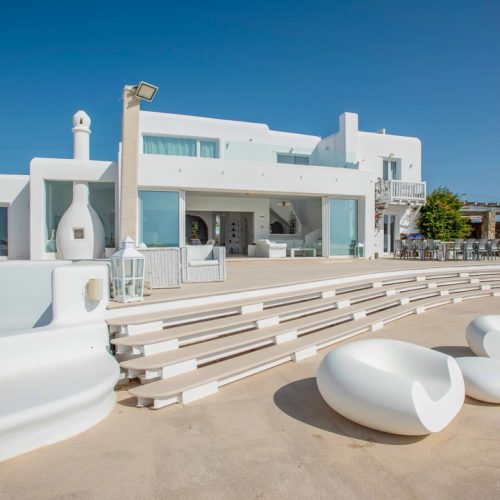 MYKONOS LUXURY VILLA KAREN THE LUXURIANS VILLASfront view